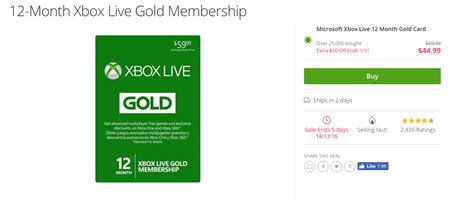 25% off a 12 Month Xbox Gold Membership with this Groupon Deal - Gameranx