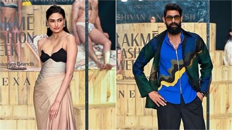 Athiya Shetty and Rana Daggubati turn up the heat at FDCI Lakme Fashion ...