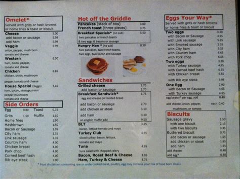 Best Breakfast Menu, Menu for Best Breakfast, Stockbridge, Atlanta ...