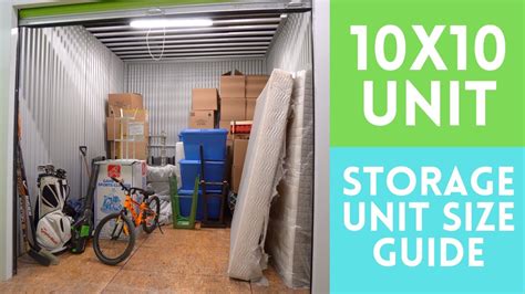 Storage Unit Size Guide: 10x10 Unit | How to Pack Your Storage Unit ...