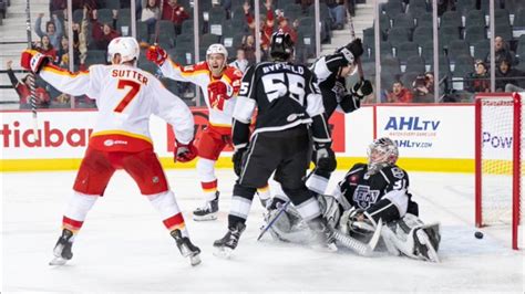 Sutter celebrates 1000 AHL games by scoring game-winner | CTV News