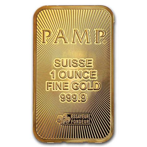 PAMP Suisse 999.9 Pure 1 oz Gold Bar - Bullion Mart