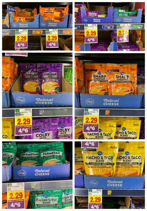 Kroger brand Shredded and Block Cheeses are JUST $1.50 each!! | Kroger Krazy