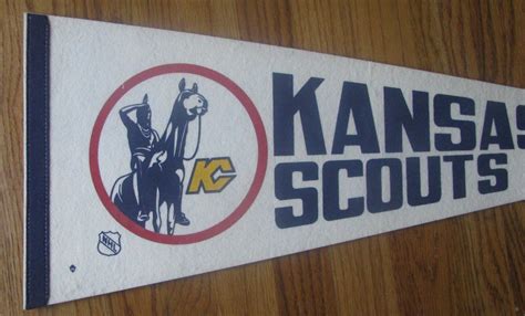 Lot Detail - 70's KANSAS CITY SCOUTS "NHL" PENNANT