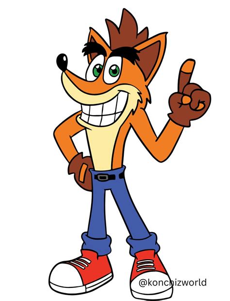 Crash Bandicoot SVG File - Etsy