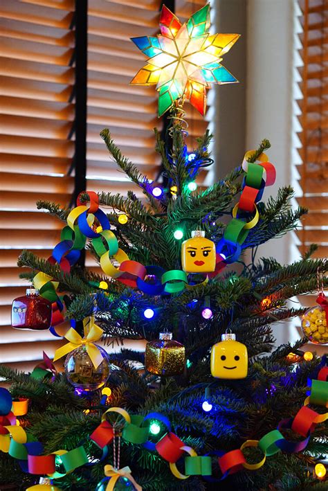 Kids' LEGO Themed Christmas Tree - Happiness is Homemade