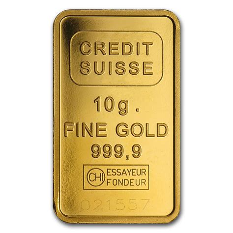 Credit Suisse Gold Bar 10g - GoldSilver Central Pte Ltd