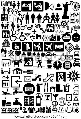 Dingbats Symbols Stock Vector (Royalty Free) 36344704 - Shutterstock