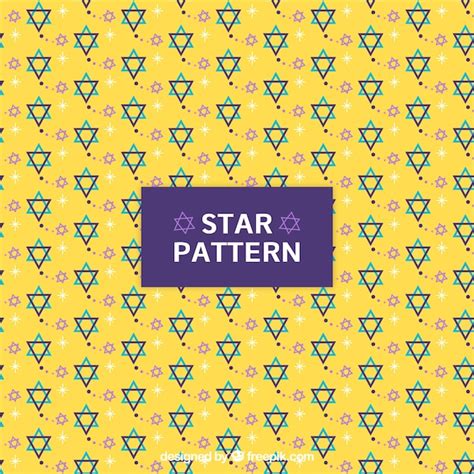 Free Vector | Abstract yellow star pattern