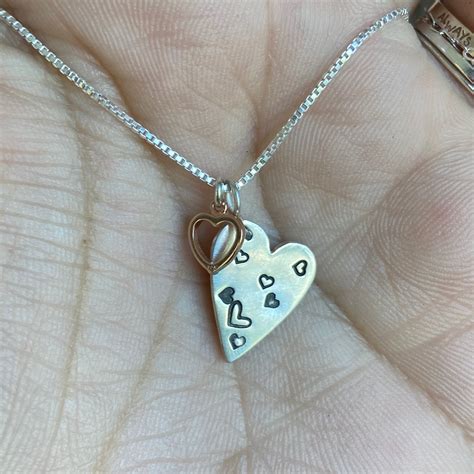 Two hearts necklace | kathecuervo