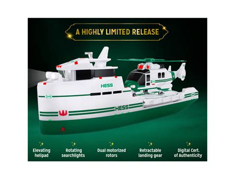 Hess Toy Truck Releases Extremely Rare Collector's Edition Explorer Boat - aNb Media, Inc.