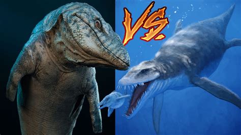 Mosasaur vs Liopleurodon | Ancient Monster Fight - YouTube