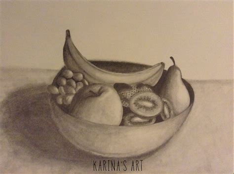 Fruit Bowl Sketch at PaintingValley.com | Explore collection of Fruit Bowl Sketch