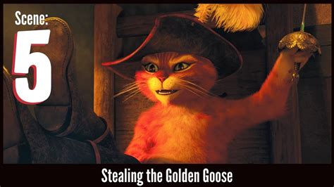 Puss in Boots (2011) - Stealing the Golden Goose - Scene (5/10) - YouTube