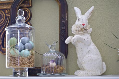 Organize Conquer Clutter Beautify Your Home: Easter Mantel and Spring Decor