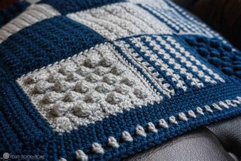 Creighton's Blanket: Free Stitch Sampler Crochet Pattern