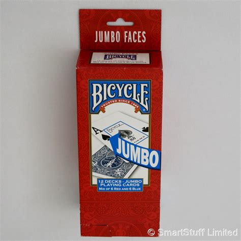 Bicycle Box Set of Jumbo Face Playing Cards 12 Packs Smartstuff Limited