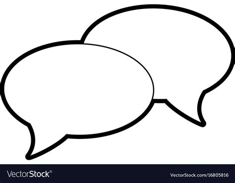 Speech balloon Royalty Free Vector Image - VectorStock