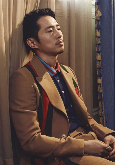 Steven Yeun by Ssam Kim | Steven yeun, Actors, Steven yuen