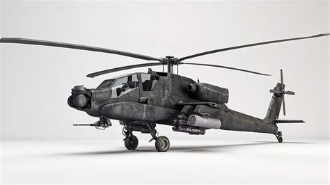 AH-64 Apache Helicopter 3D model | CGTrader