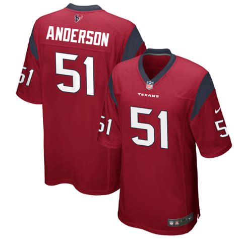 Will Anderson Jr. Houston Texans 2023 Game Jersey - Red - athenastyle