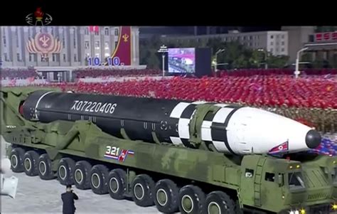 North Korea appears to parade new ballistic missile, possibly largest ...