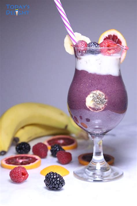 Coconut Acai Berry Smoothie - Today's Delight