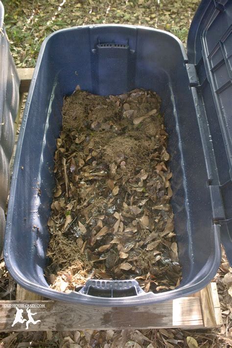 Setting up a Worm Composter Bin – DIY – Old House Crazy | Composter, How to dry basil, Compost