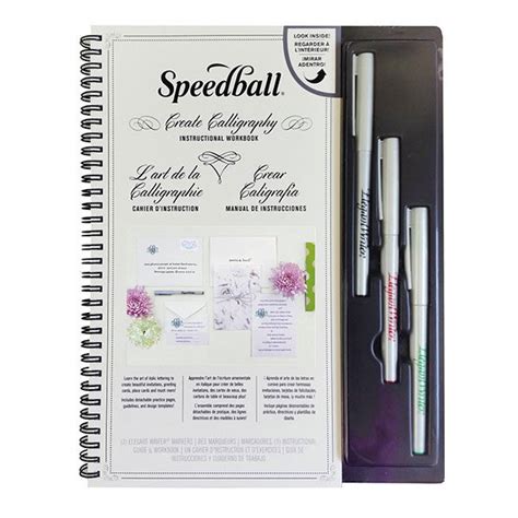 Speedball Create Calligraphy Instructional Workbook - ArtSavingsClub