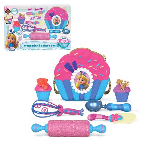 Buy Just Play Disney Junior Alice’s Wonderland Bakery Bag Set, Dress Up and Pretend Play ...