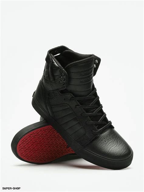 Supra Shoes Skytop (black/black red)