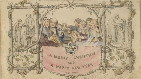 World's first printed Christmas card goes on display in time for ...