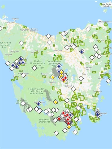 Latest Tasmania fire map Thursday January 31. - ABC News (Australian ...