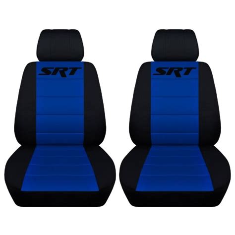 Car Seat Covers 2010 Dodge Challenger SRT Black Dark Blue Semi Custom Fit ABF for sale online | eBay