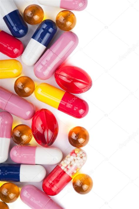 Colorful pills background — Stock Photo © duskbabe #3678157