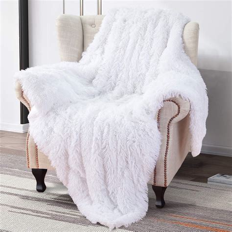 White Fur Heated Throw at Jackie Miyashiro blog