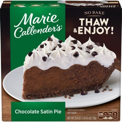 Marie Callender's Chocolate Satin Pie - GroceriesAhead