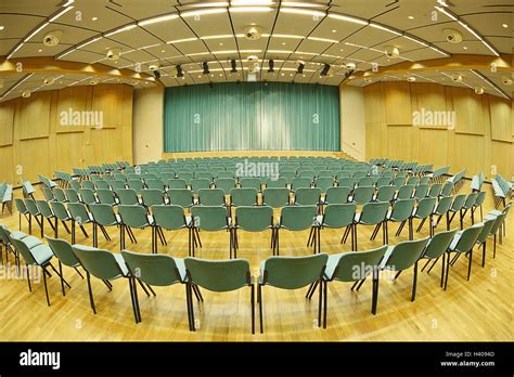 Town hall, auditorium, film set, chairs, blank, hall, event hall, event ...