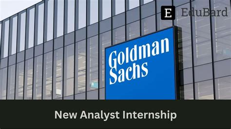 GOLDMAN SACHS - Hiring for Analyst Internship Program, Apply now!