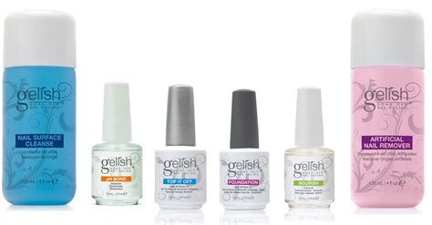 Gelish Full Size Gel Nail Polish Basix Care Kit (15ml) + Remover & Cleanser - Walmart.com