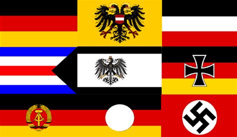 Germany Flags Through The Years (In one flag) : r/vexillology