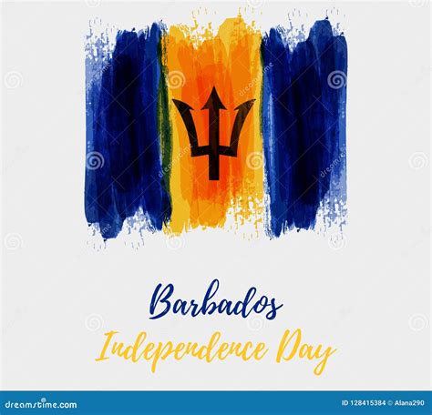 Barbados Independence day stock vector. Illustration of festive - 128415384