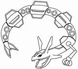 Legendary Cute Pokemon rayquaza coloring pages  sketch template