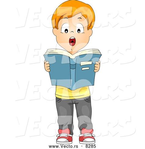 to read out loud | Cartoon, Read aloud, School boy