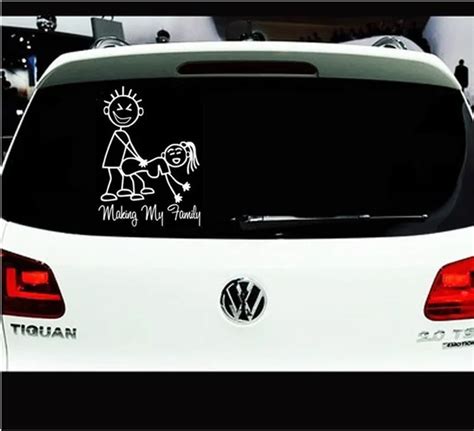 (20pieces/lot) Car Hood Sticker Making My Family Funny vw Sticker Carro Adesivo on Aliexpress ...