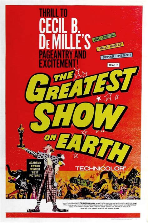 The Greatest Show on Earth (1952) Poster #1 - Trailer Addict