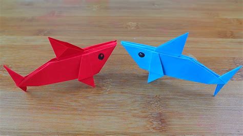 Origami With Rectangle Paper Shark - Origami