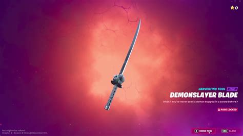 Demonslayer Blade in Fortnite Chapter 2 Season 8 Battle pass ! Fortnite Season 8 - YouTube