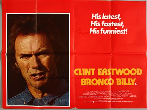 Bronco Billy Original Vintage Film Poster Original Po - vrogue.co