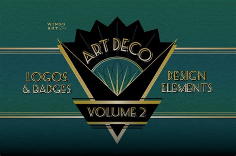 Art Deco Logo Templates Vol 2 | Graphic Objects ~ Creative Market